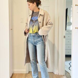 & Other Stories Voluminous Belted Wool Coat